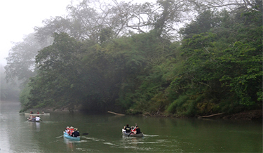 Canoeing the Belize River