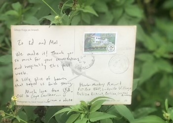 postcard from Nathan and Liam