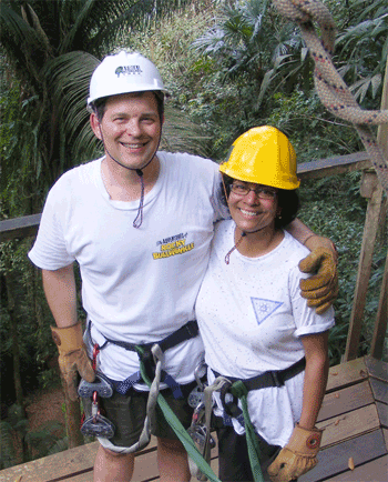 Mike Barti Ziplining