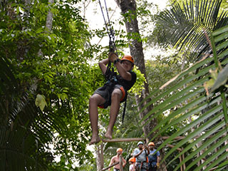 Zipline and Belize Cave Tubing Adventure is the most popular combo Belize Adventure
